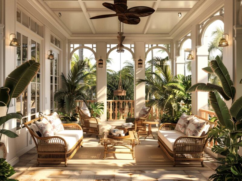 Jakie meble ogrodowe najlepiej pasują do przestrzeni w stylu kolonialnym