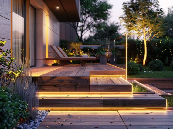 Jakie lampy ogrodowe najlepiej podkreślą detale drewnianych tarasów?