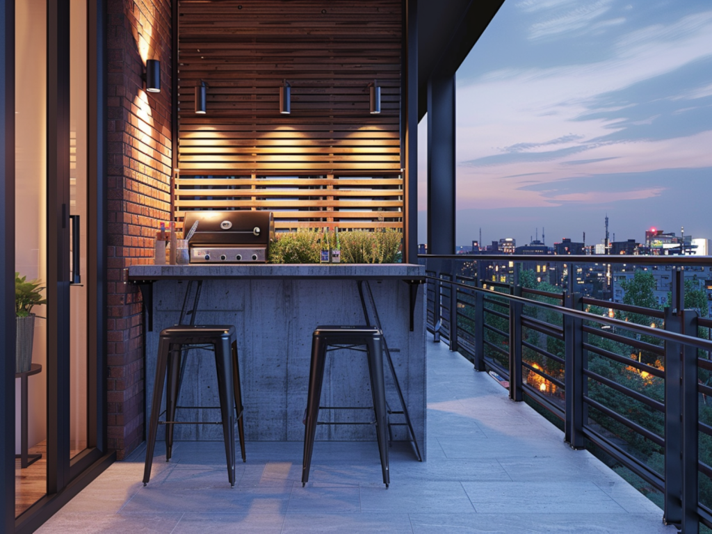 Jak urządzić balkon w małym mieszkaniu z kompaktowymi meblami outdoorowymi
