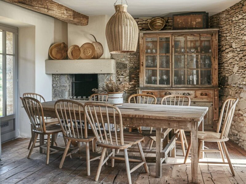 Jak urządzić przestrzeń jadalni w stylu rustykalnym?