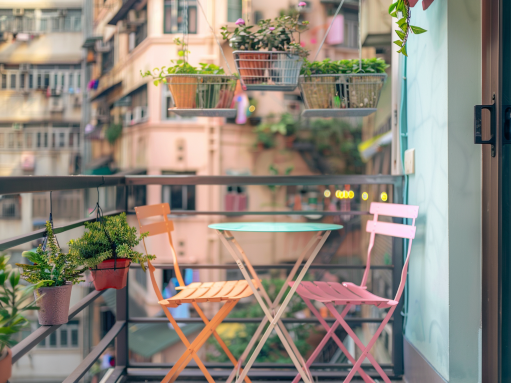 Jak urządzić balkon w kawalerce za pomocą funkcjonalnych mebli