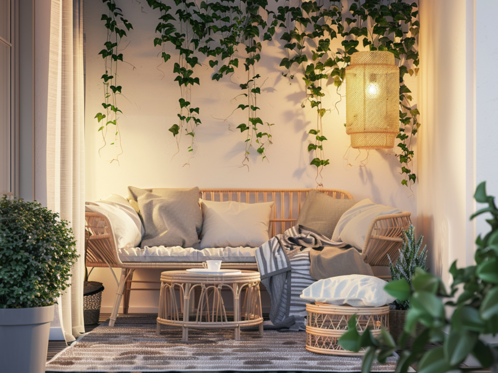 Jak urządzić balkon w kawalerce za pomocą funkcjonalnych mebli
