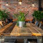 Najlepsze stoły wykonane z materiałów odnawialnych.