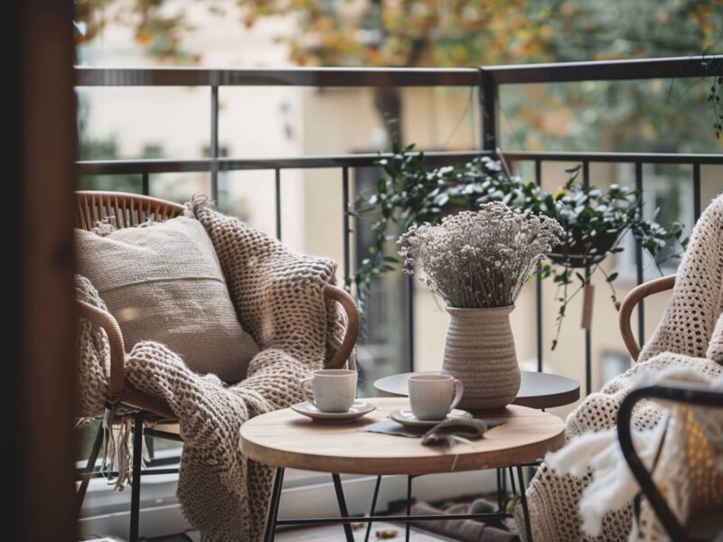 Najlepsze meble outdoorowe na małe tarasy w stylu skandynawskim