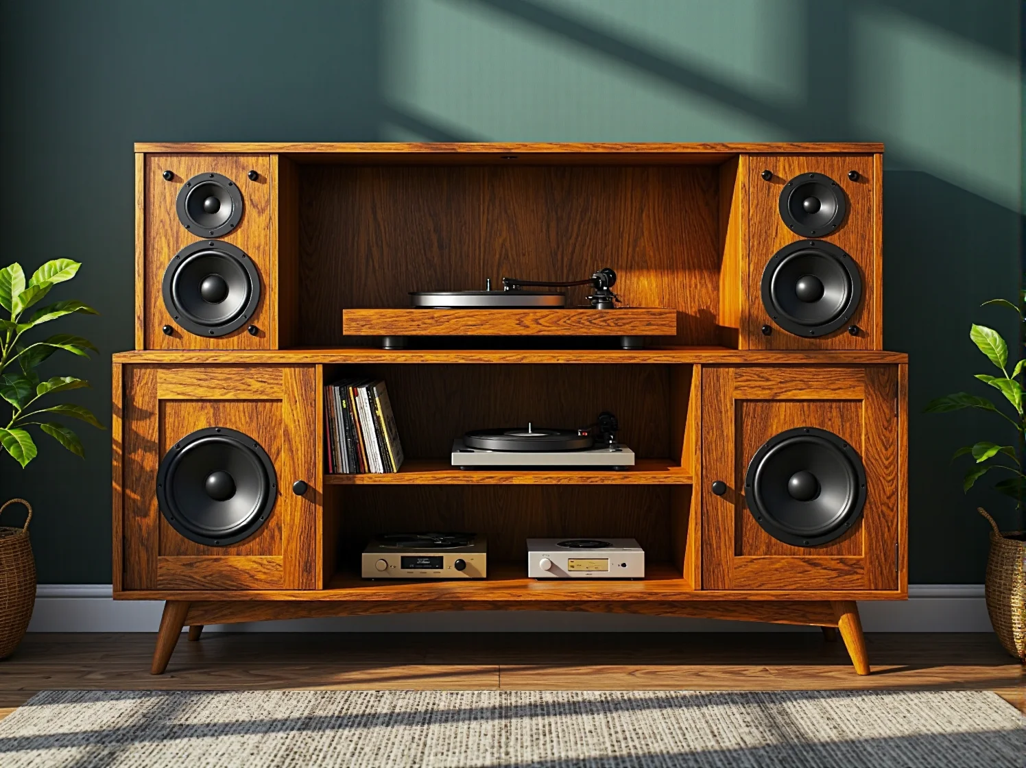 Inteligentne meble łączące klasyczny design z nowoczesną automatyką