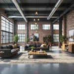 Industrialne lampy wiszące z żarówkami Edisona w stylu loft