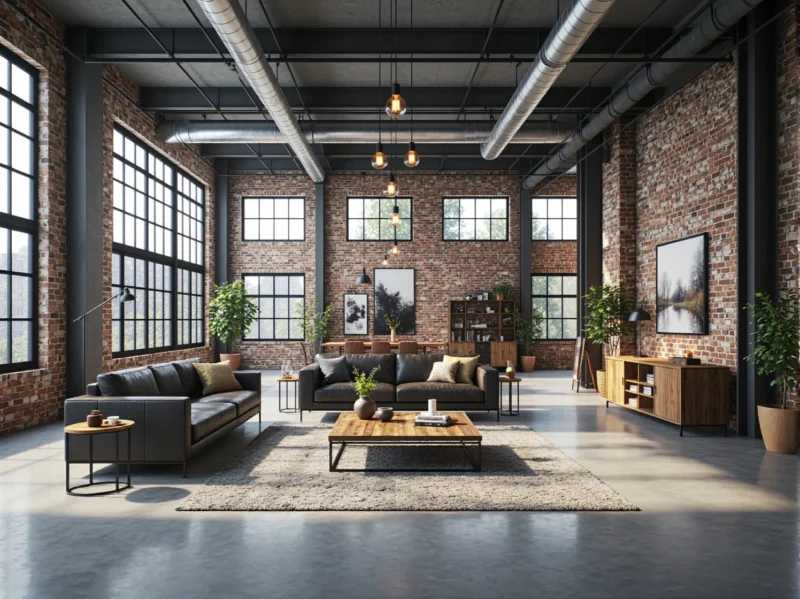 Industrialne lampy wiszące z żarówkami Edisona w stylu loft