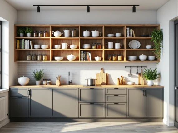 Poradnik: Jak wybrać trwałe regały w stylu skandynawskim do kuchni?