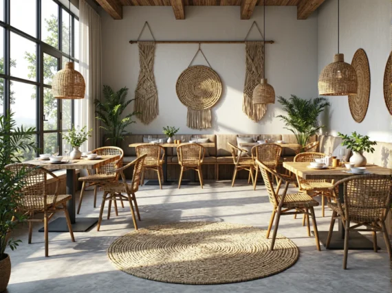 Jak urządzić restaurację w stylu boho z wykorzystaniem naturalnych materiałów?