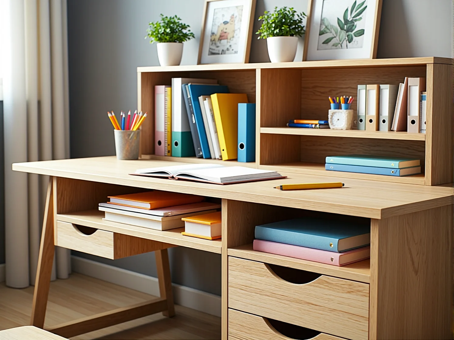 Rosnące biurko i krzesło dla dziecka z regulacją wysokości, inwestycja na lata