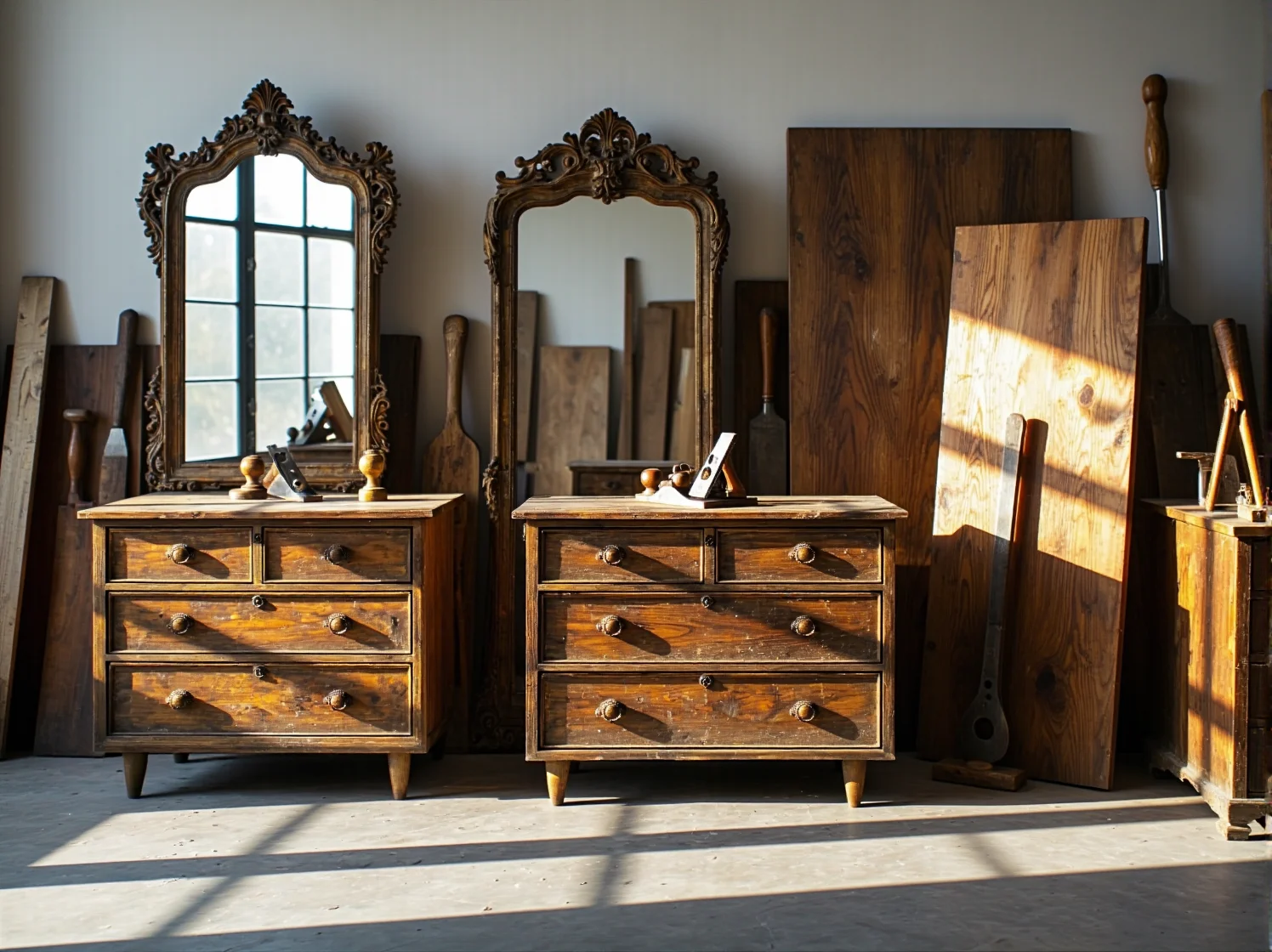 Szlifierka oscylacyjna i akcesoria niezbędne do renowacji starych mebli