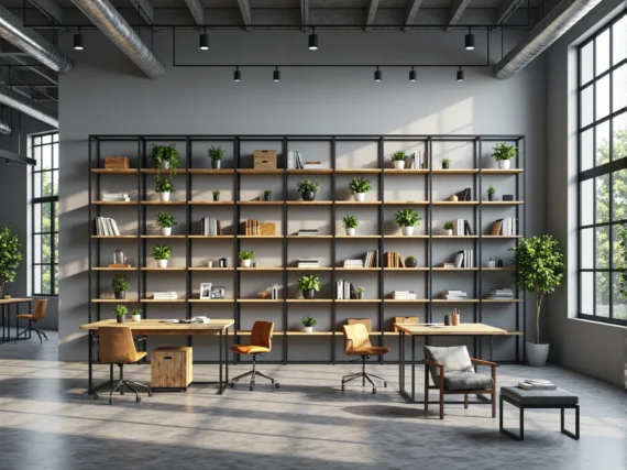 Jak wybrać trwałe regały w stylu industrialnym do przestrzeni coworkingowych? Kompletny poradnik